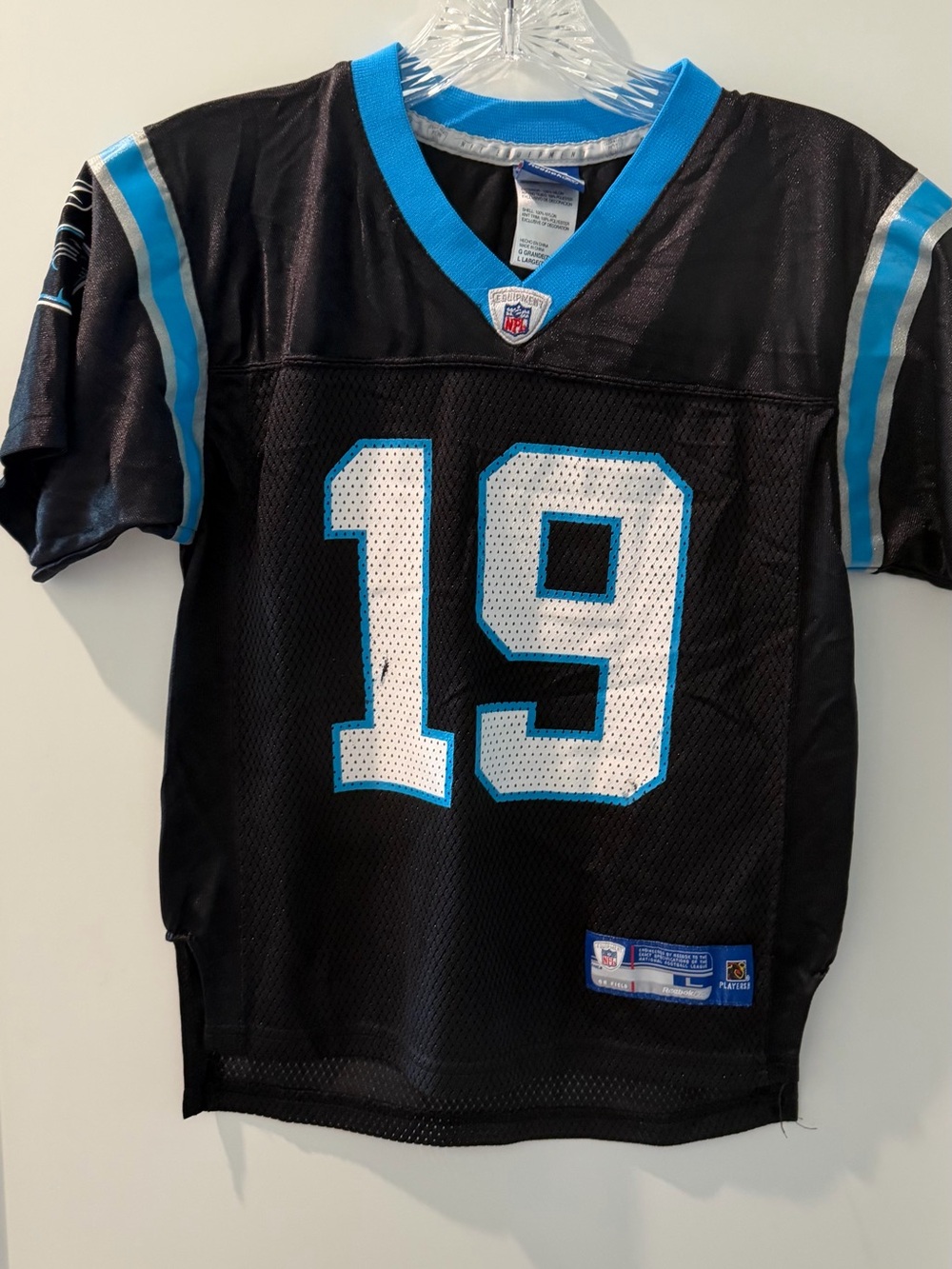 NFL Kids Panthers Johnson 19 Football Jersey